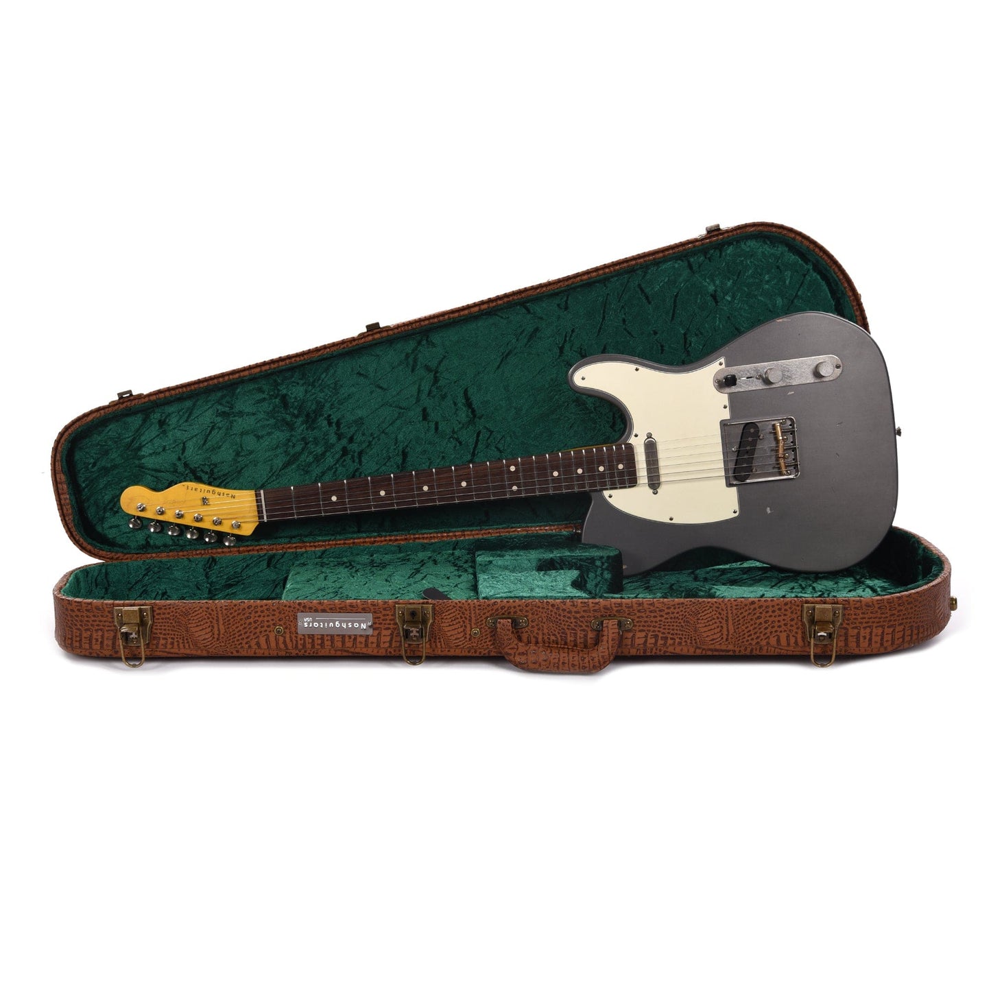 Nash T-63 Charcoal Frost Metallic Light Relic w/3-Ply White Pickguard & Lollar PIckups Electric Guitars / Solid Body