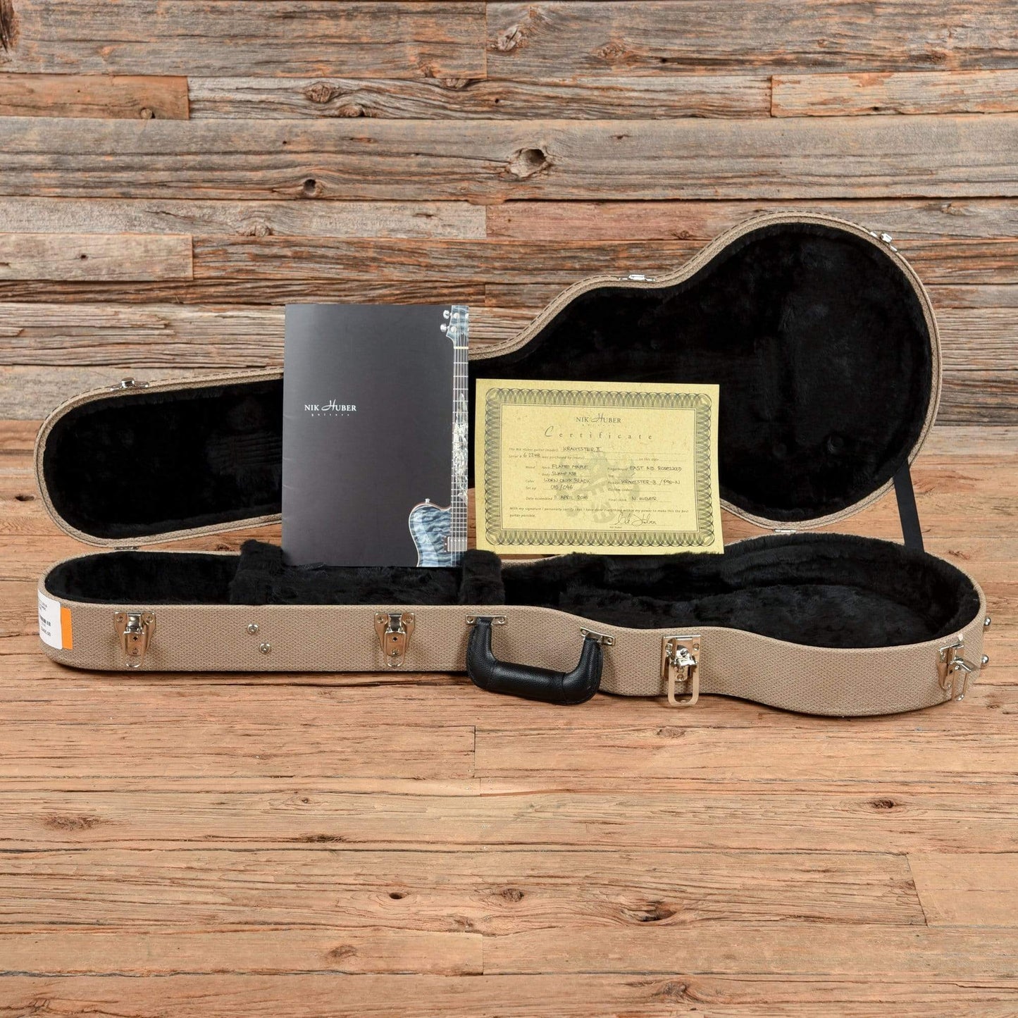 Nik Huber Krautster II Worn Onyx Black 2016 Electric Guitars / Solid Body