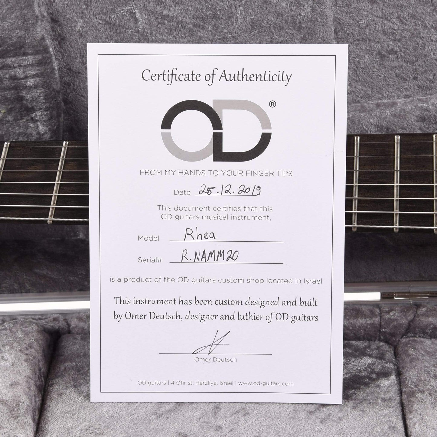 OD Rhea Swamp Ash/Flame Maple Matte Black 7-String Multi-Scale w/Bare Knuckle Impulses Electric Guitars / Solid Body