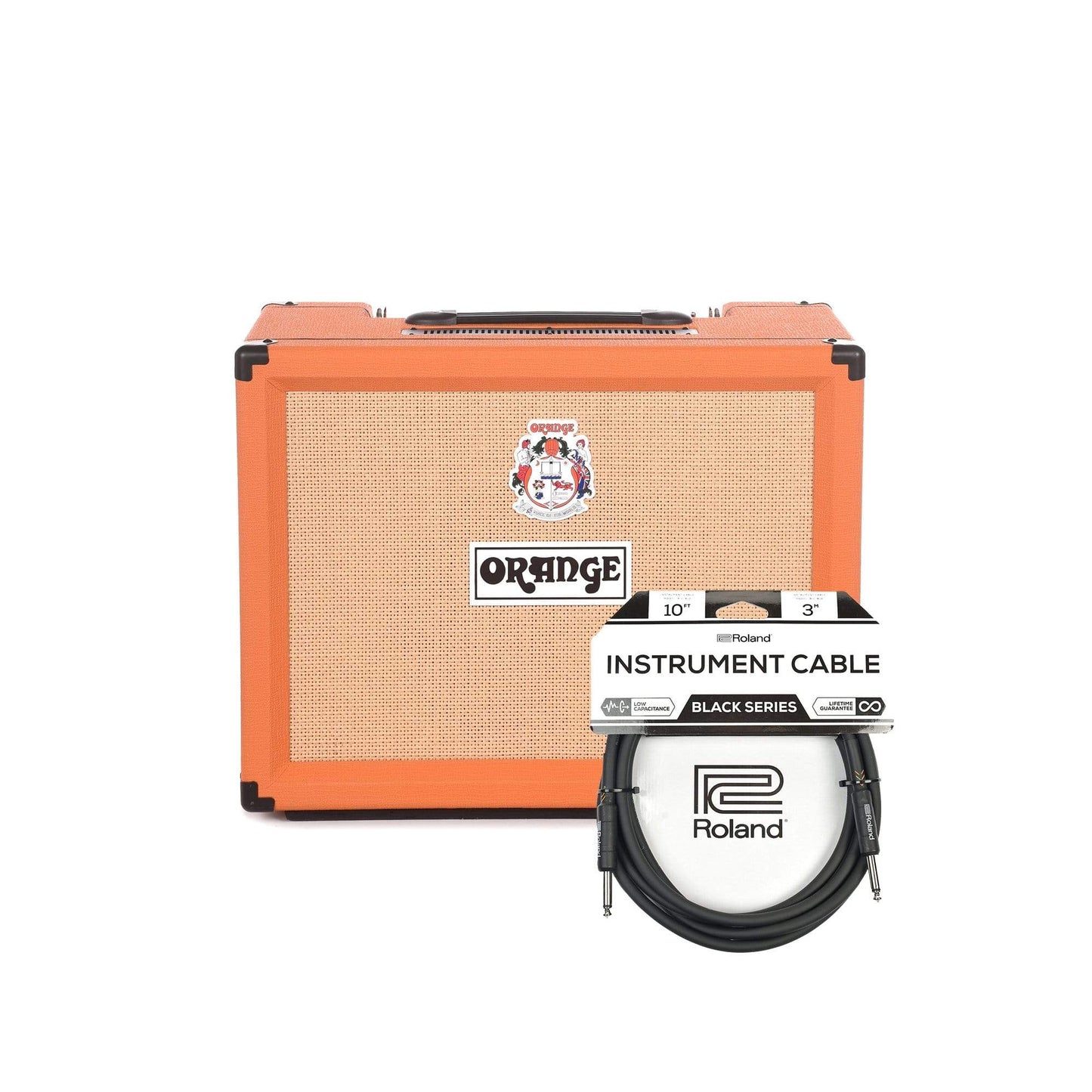 Orange TremLord 30 1x12 30W Combo Amp Orange w/Spring Reverb & Tremolo Cable Bundle Amps / Guitar Combos