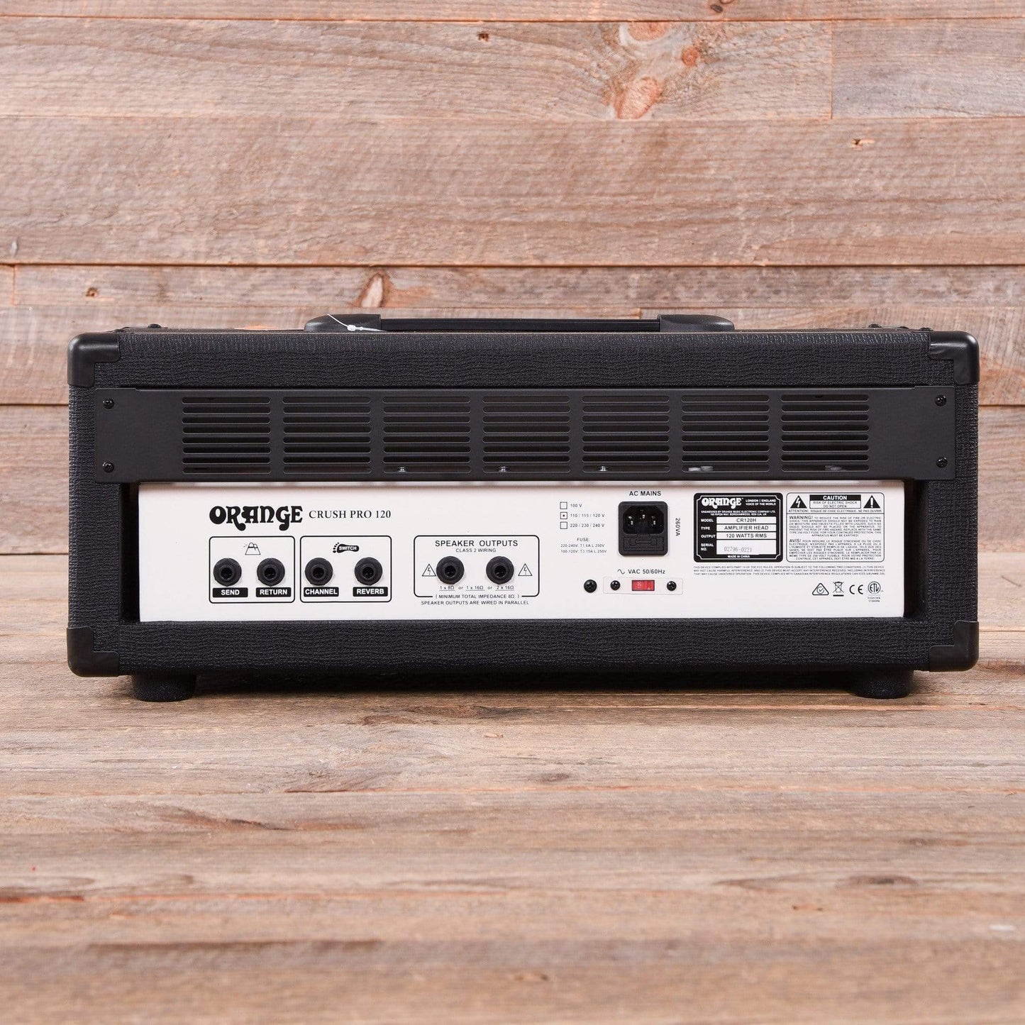 Orange Crush Pro 120W Head Black Amps / Guitar Heads