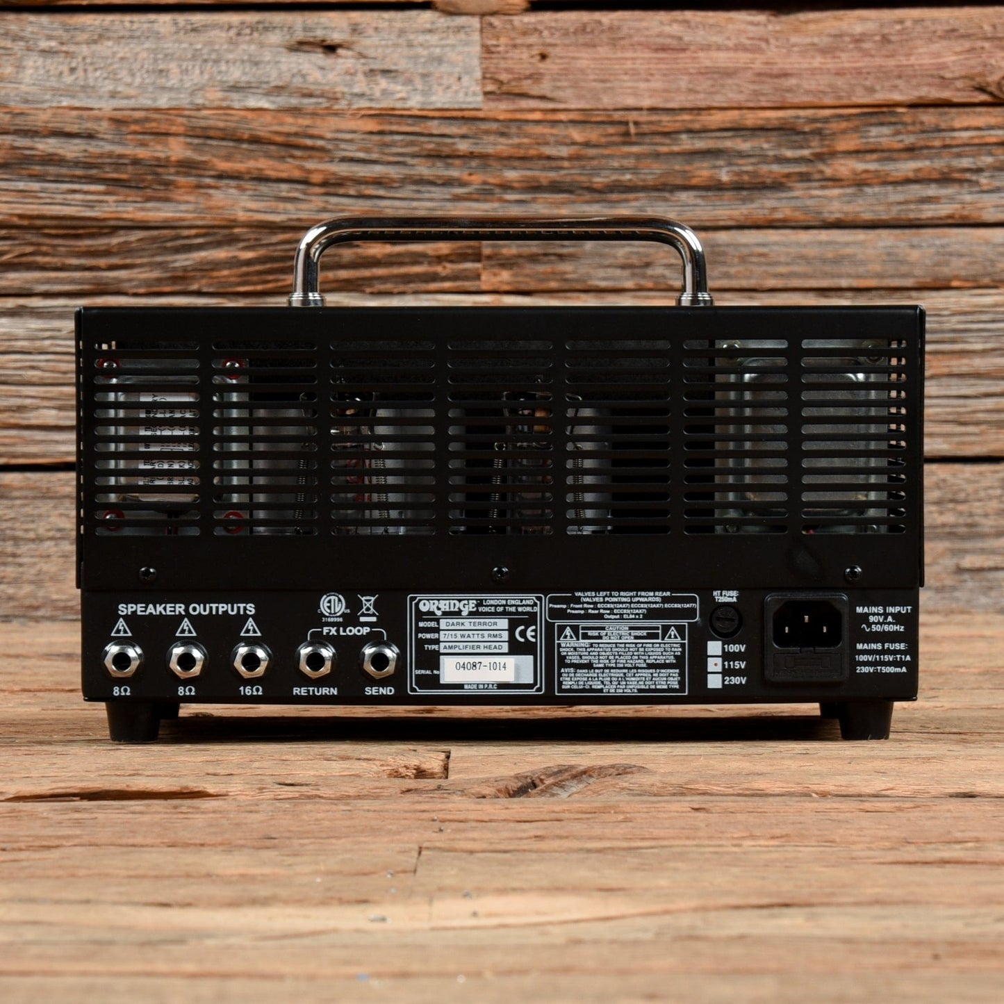 Orange DA15H Dark Terror 15-Watt High-Gain Guitar Amp Head Amps / Guitar Heads
