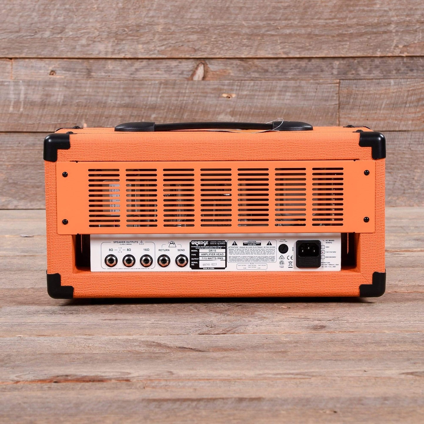 Orange OR15H 15W Single Channel Head w/Effects Loop Amps / Guitar Heads