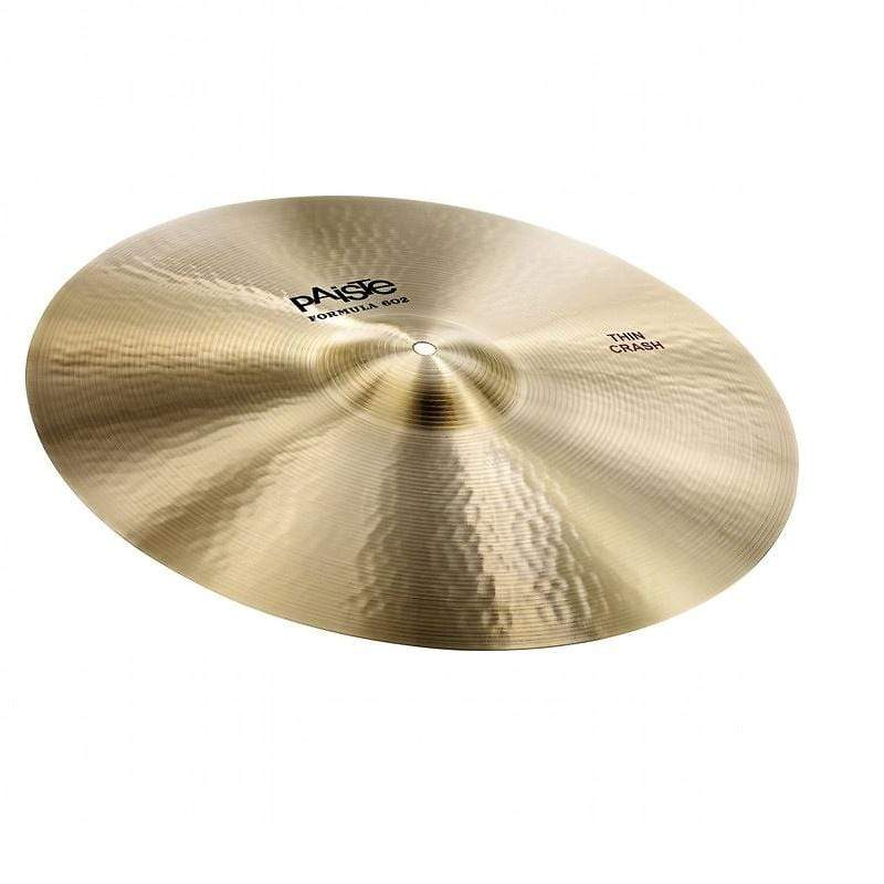 Paiste 18" Formula 602 Paper Thin Crash Cymbal Drums and Percussion / Cymbals / Crash