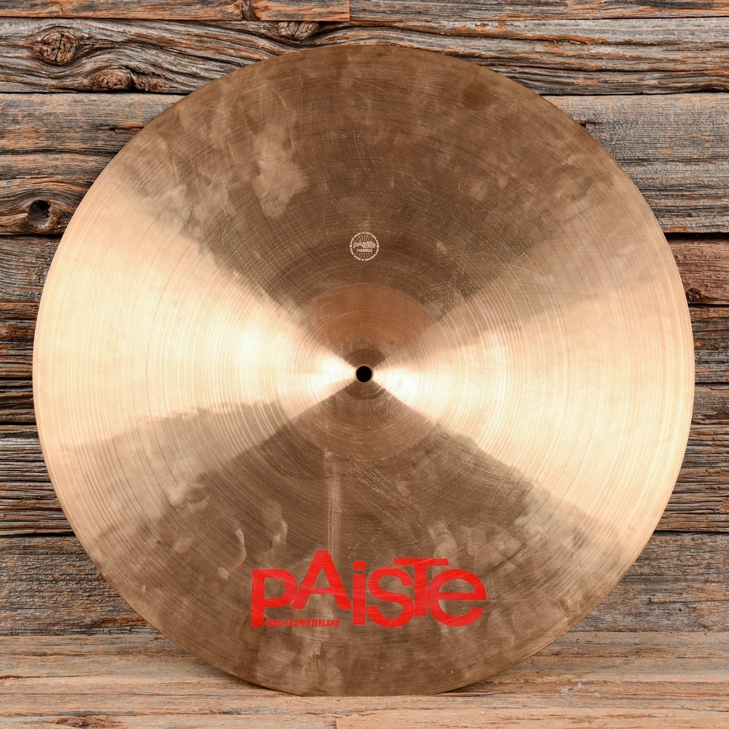 Paiste 20” 2002 Crash Drums and Percussion