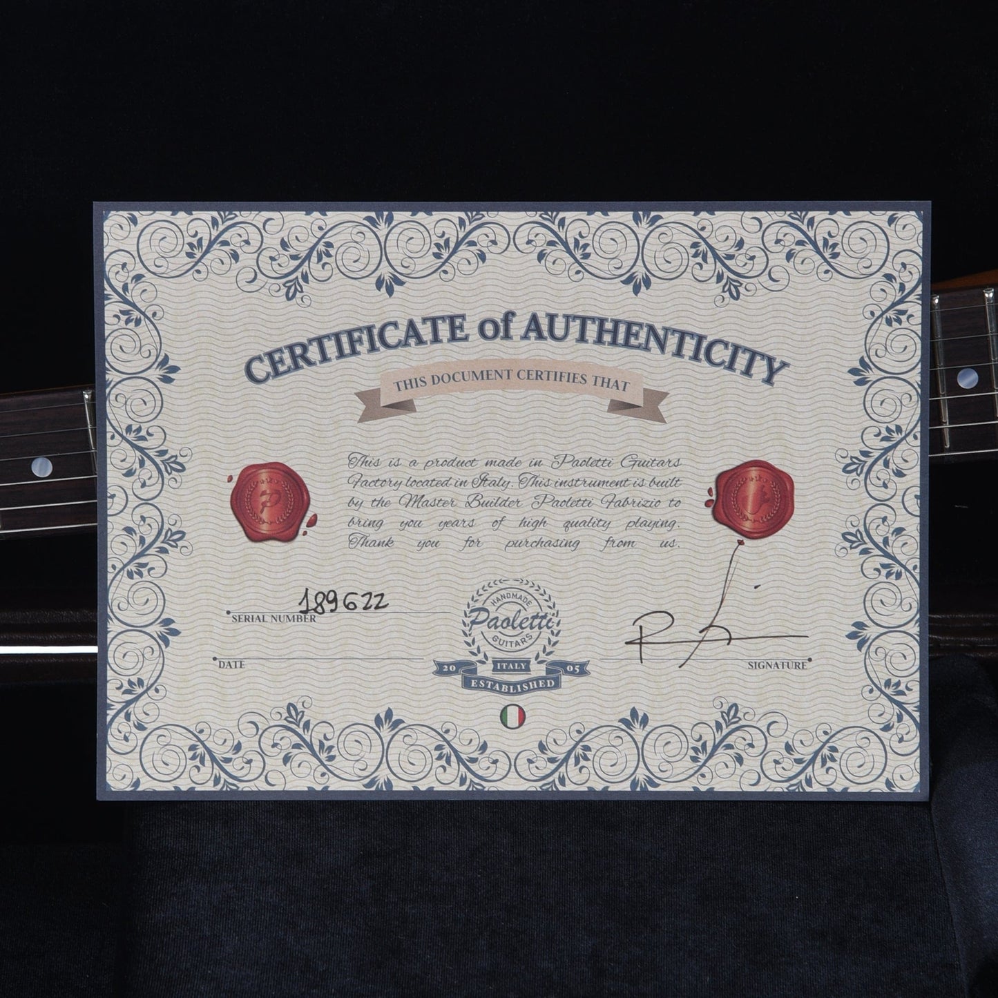 Paoletti 128 Loft HH Natural Electric Guitars / Solid Body