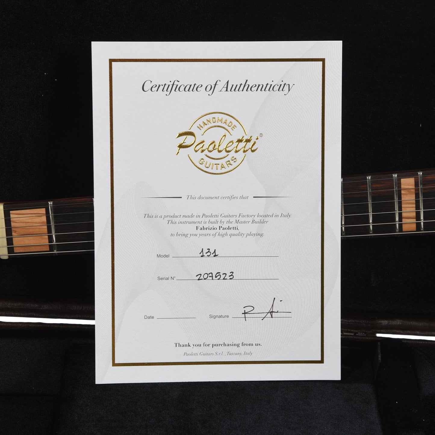 Paoletti 131 Loft HH Gold Electric Guitars / Solid Body