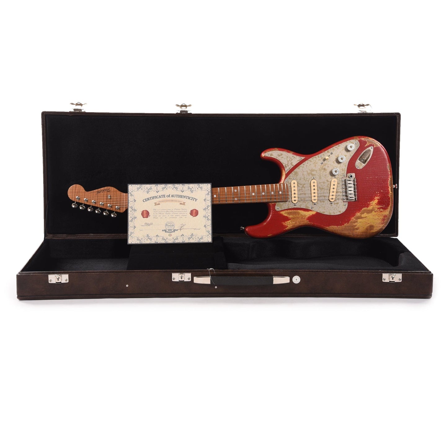 Paoletti Loft Series Stratospheric Gold Ruby w/Birdseye Maple Neck Electric Guitars / Solid Body