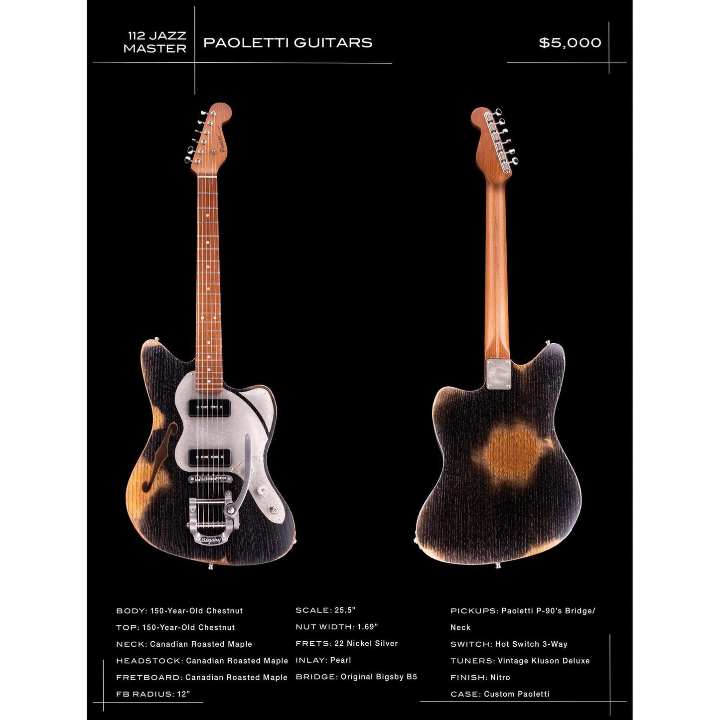 Paoletti 112 Jazz Master Thinline