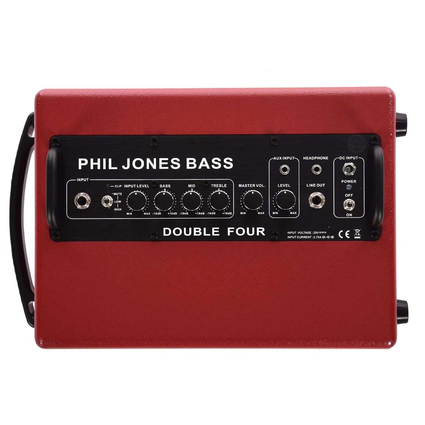 Phil Jones BG-75 Double Four 70W 2x4 Bass Combo Red Amps / Bass Combos