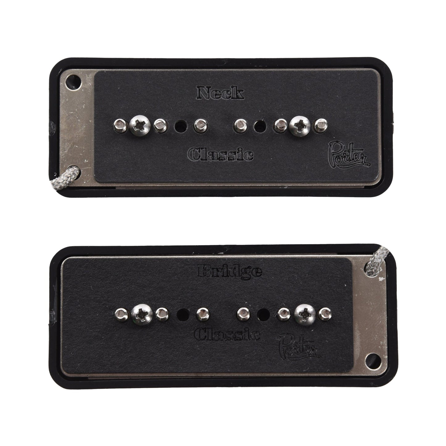 Porter Classic/Classic P90 Pickup Set Black Parts / Guitar Pickups