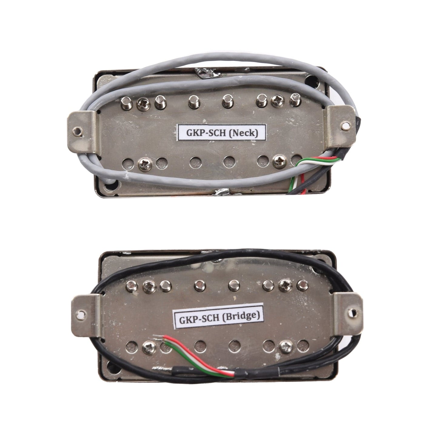 Porter Gatekeeper SCH Humbucker Set Nickel Covers Parts / Guitar Pickups