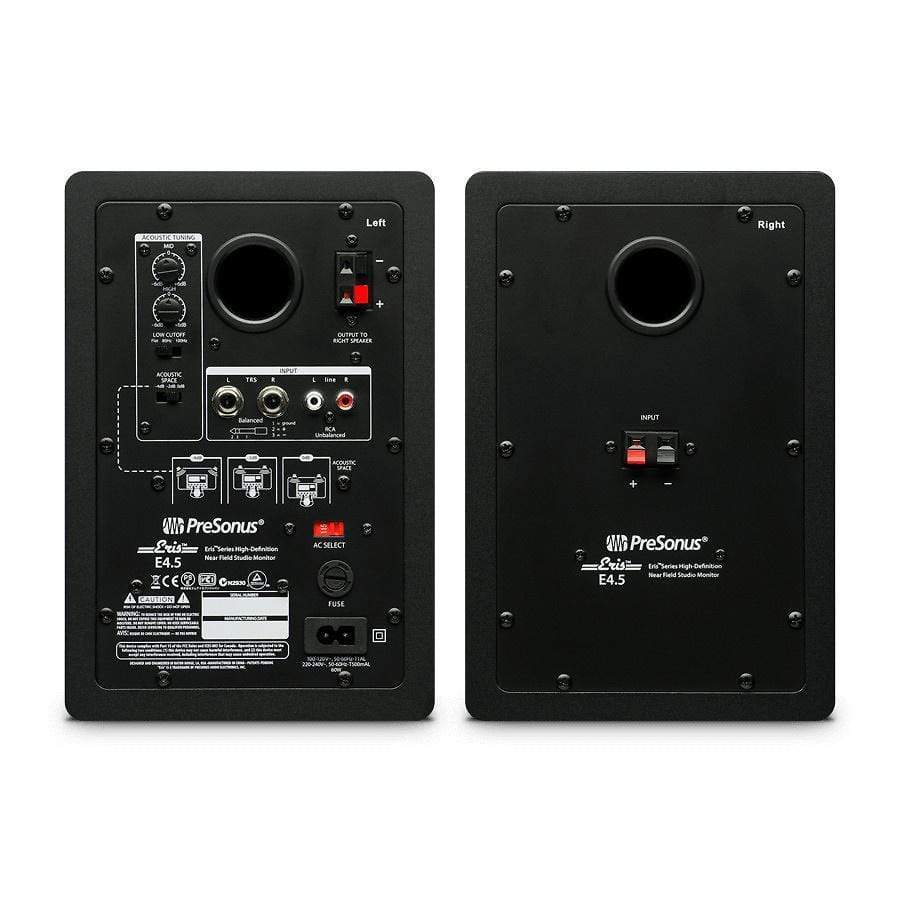 PreSonus Eris E4.5 High Definition 2-Way Studio Monitors (Pair) Pro Audio / Speakers / Studio Monitors