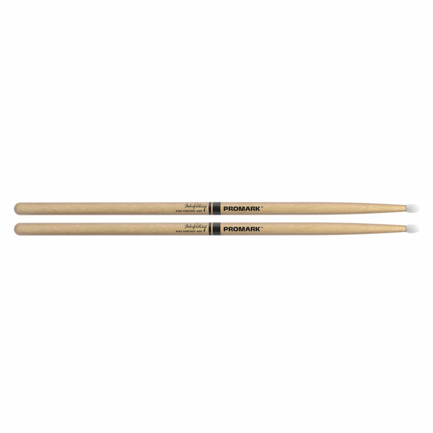 Promark American Hickory 420 Mike Portnoy Nylon Tip Drum Sticks Drums and Percussion / Parts and Accessories / Drum Sticks and Mallets