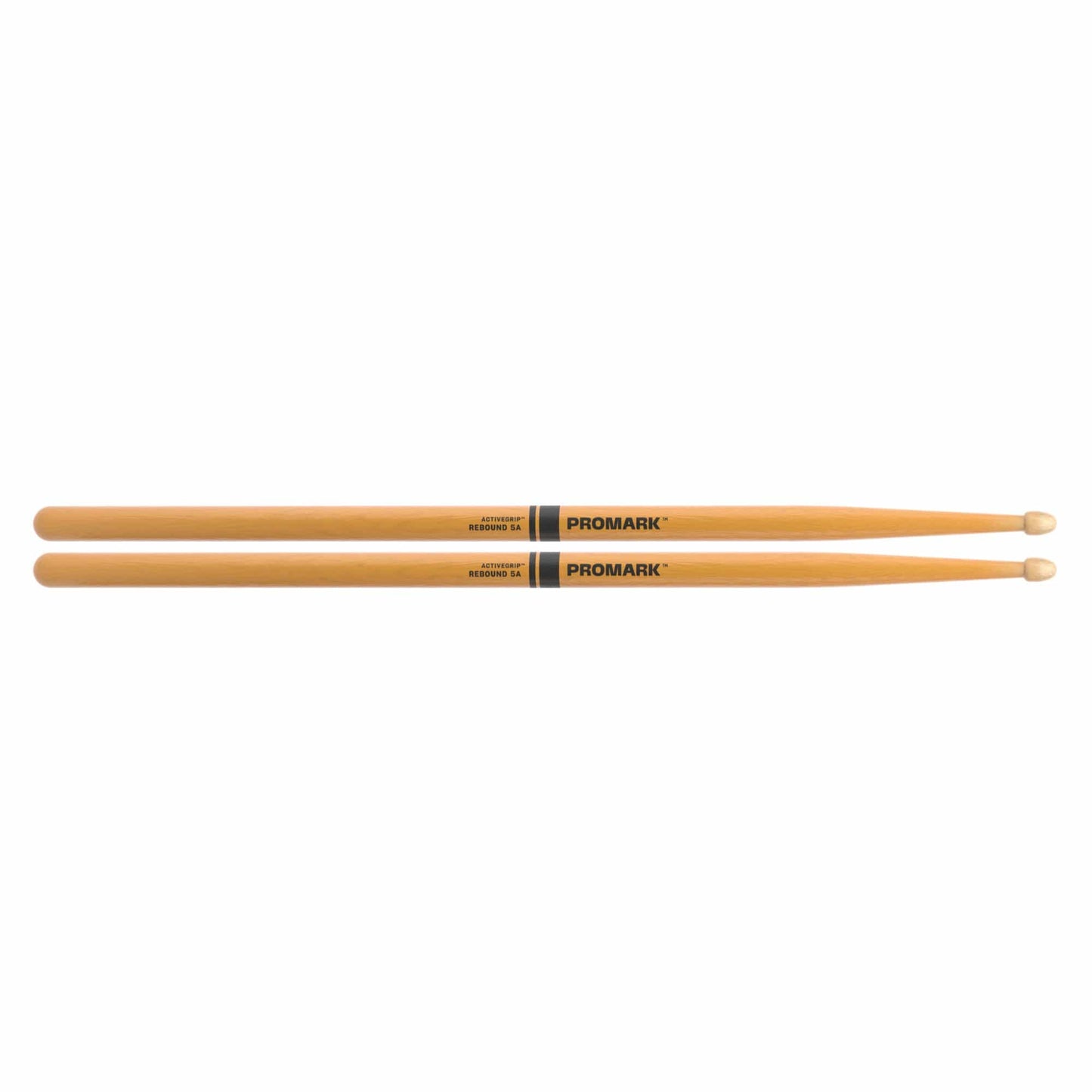 Promark Rebound 5A ActiveGrip Clear Wood Tip Drum Sticks Drums and Percussion / Parts and Accessories / Drum Sticks and Mallets