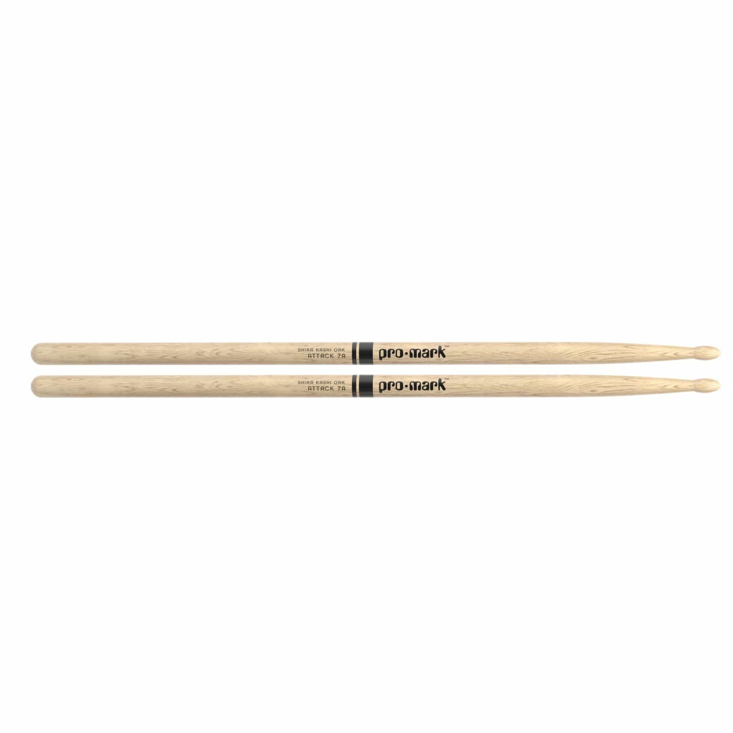 Promark Shira Kashi Oak 7A Wood Tip Drum Sticks Drums and Percussion / Parts and Accessories / Drum Sticks and Mallets