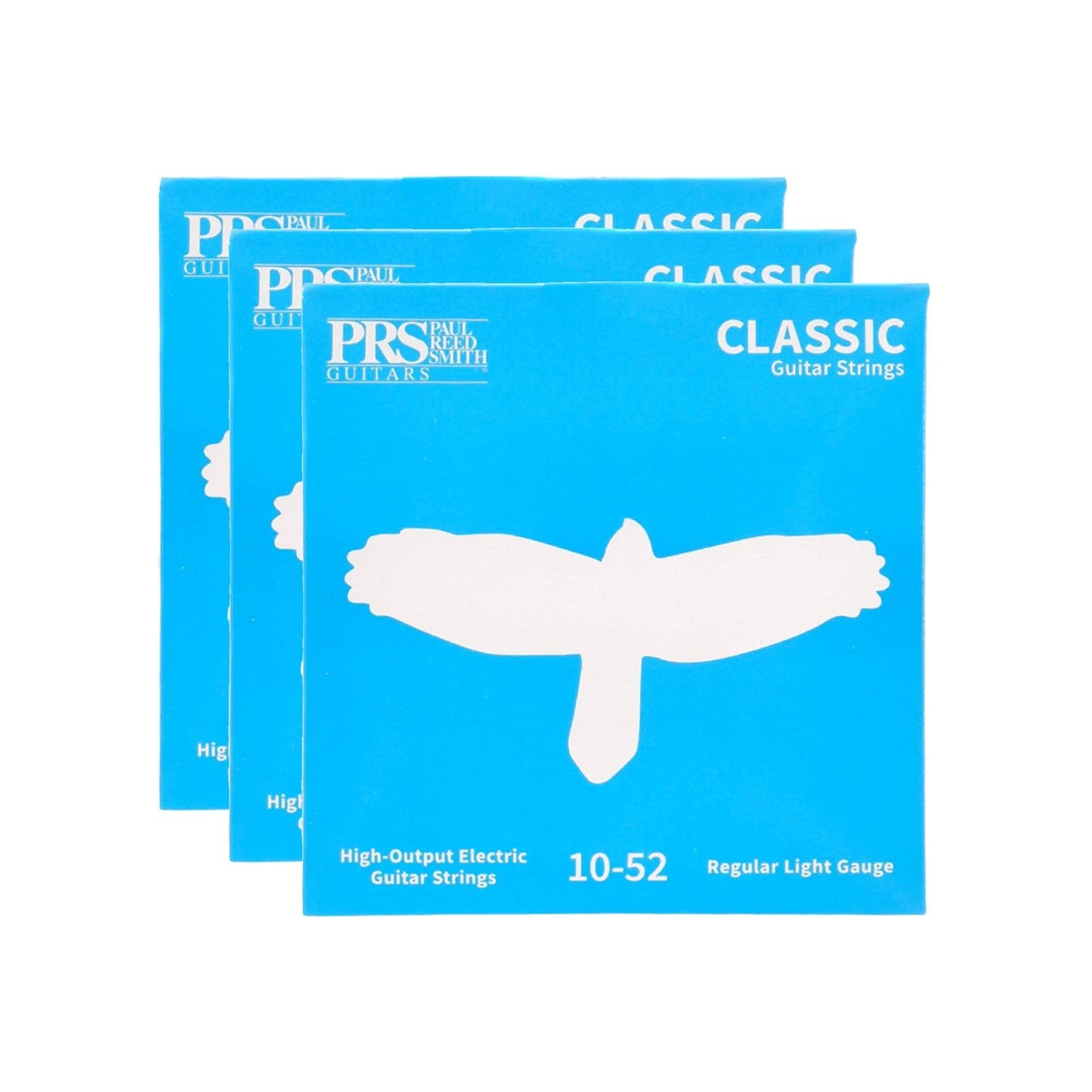 PRS Classic Electric Guitar Strings Light Top/Heavy Bot 10-52 3 Pack Bundle Accessories / Strings / Guitar Strings