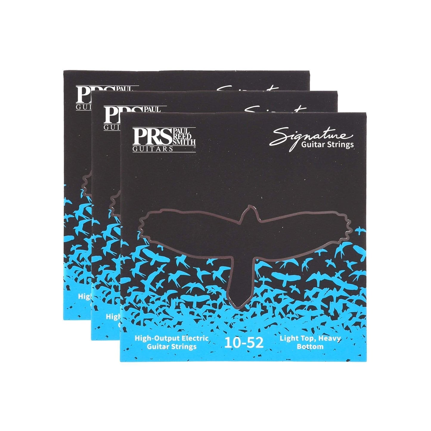PRS Signature Electric Guitar Strings Light Top/Heavy Bot 10-52 3 Pack Bundle Accessories / Strings / Guitar Strings
