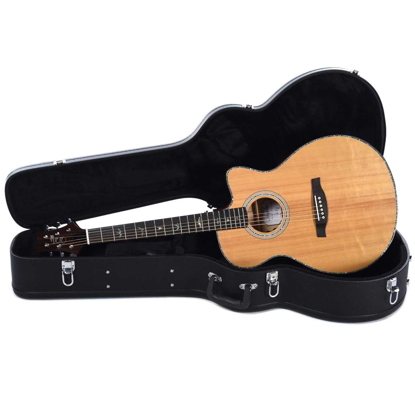 PRS SE A50E Angelus Acoustic Sitka/Figured Maple Natural w/Sunburst Back & Fishman GT1 Acoustic Guitars