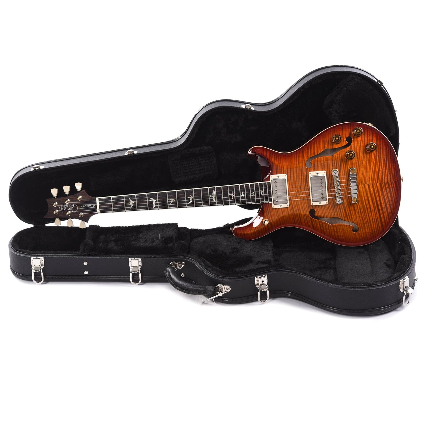 PRS McCarty 594 Hollowbody II 10 Top Dark Cherry Burst Electric Guitars / Hollow Body