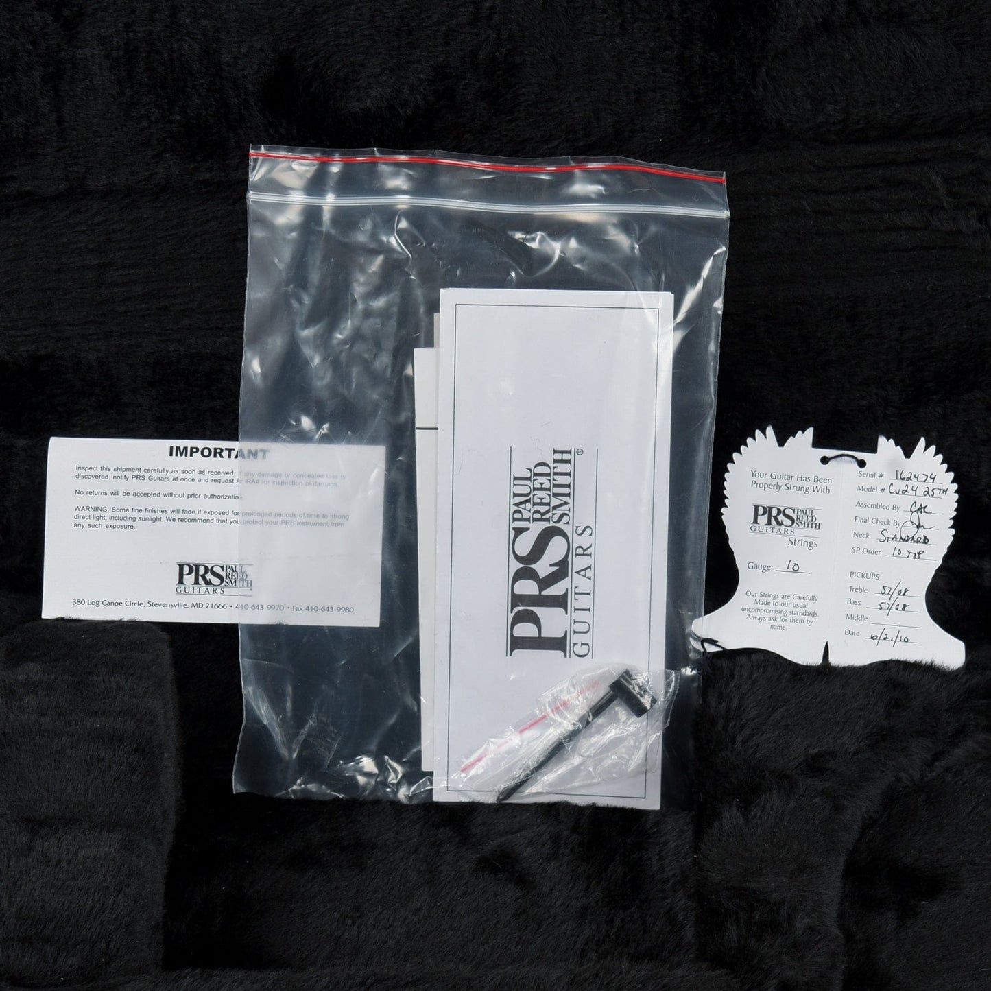 PRS 25th Anniversary Custom 24 Transparent Blue 2010 Electric Guitars / Solid Body