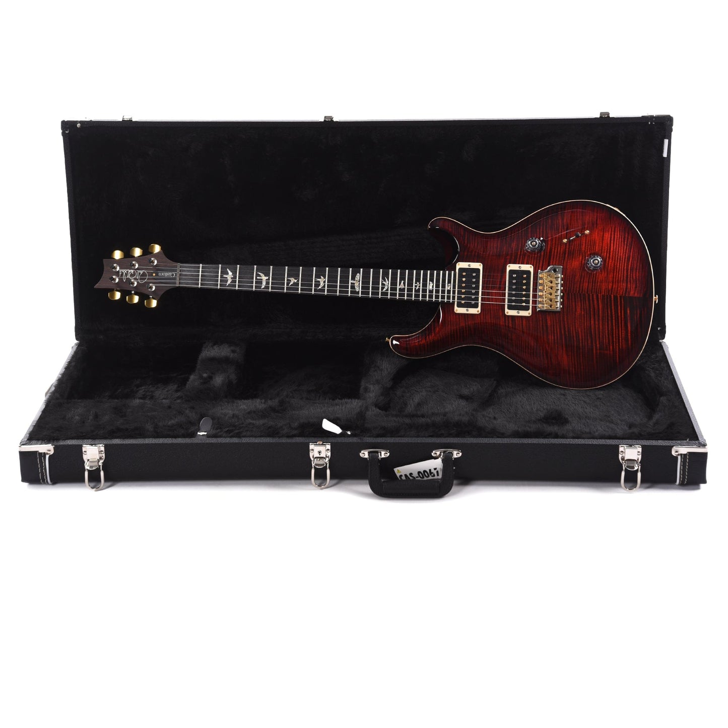 PRS Custom 24 10 Top Fire Red Burst Electric Guitars / Solid Body