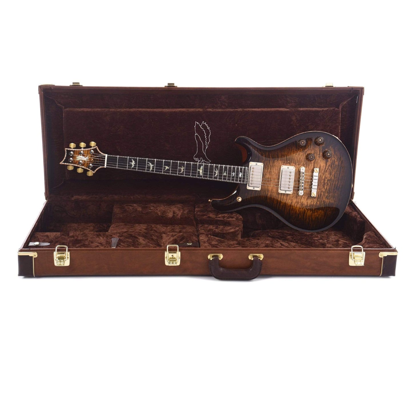 PRS Private Stock #8593 McCarty 594 McCarty Glow with Smoked Burst Quilted Maple w/Pattern Vintage Figured Mahogany Neck & Brazilian Rosewood Fingerboard Electric Guitars / Solid Body