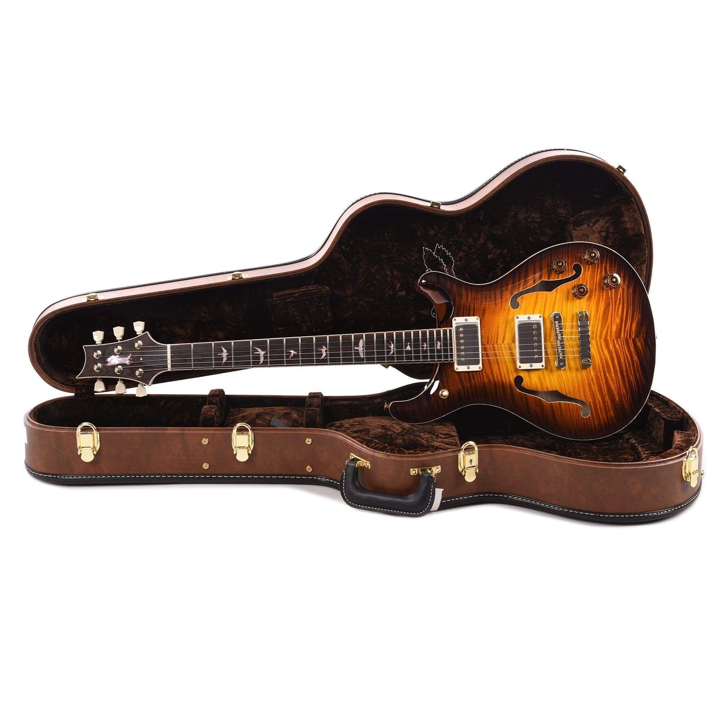 PRS Private Stock #9328 McCarty 594 Hollowbody II Curly Maple McCarty Glow Smokeburst w/Brazilian Rosewood Neck Electric Guitars / Solid Body