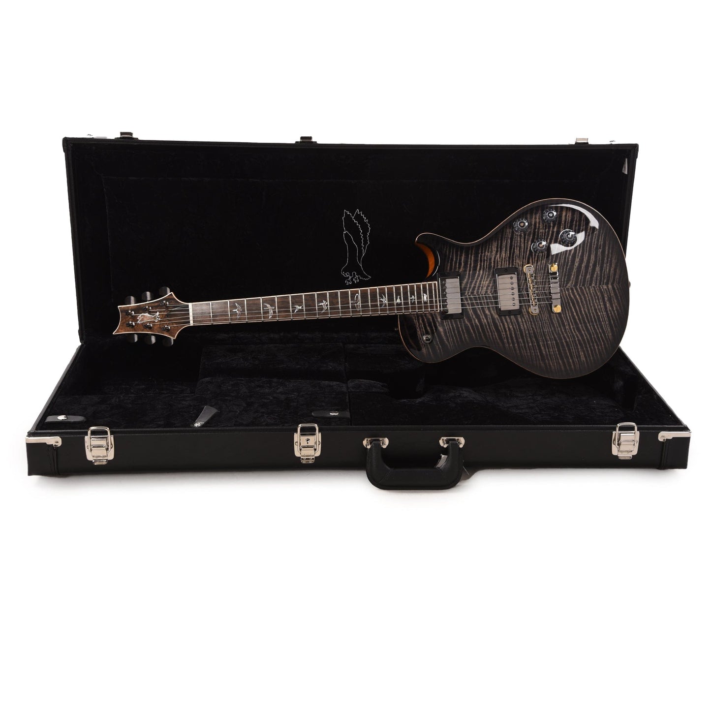 PRS Private Stock McCarty 594 Single Cut Curly Maple Charcoal Smokeburst w/Exotic Ebony Fingerboard Electric Guitars / Solid Body