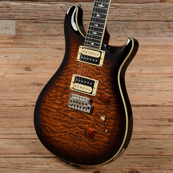 PRS SE Custom 24 Black Gold Burst 2017 Chicago Music Exchange