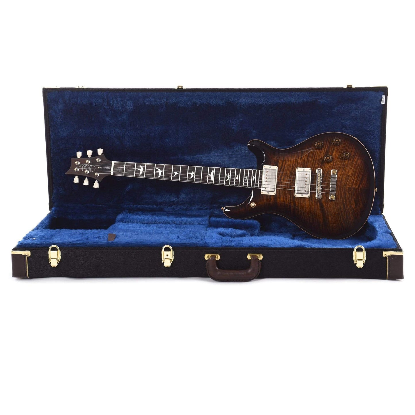 PRS Wood Library McCarty 594 10 Top Flame Black Gold Burst w/Brazilian Rosewood Fingerboard, Korina Back & Neck Electric Guitars / Solid Body