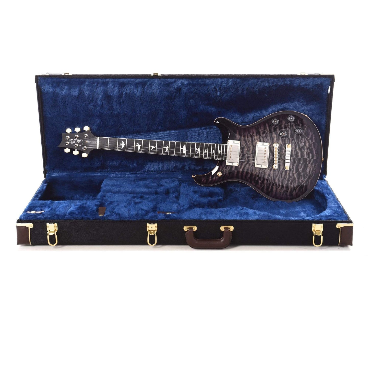 PRS Wood Library McCarty 594 Artist Top Quilt Charcoal Purple Burst w/Ebony Fingerboard Electric Guitars / Solid Body