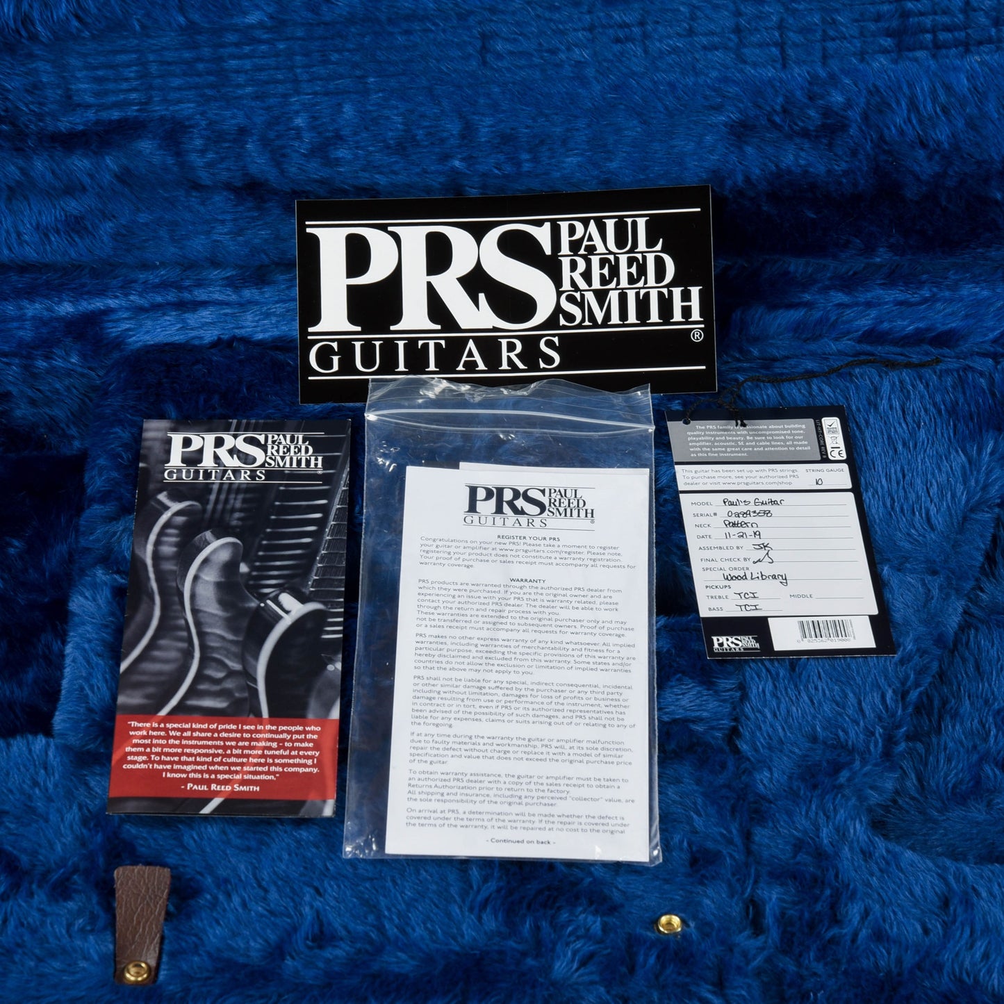 PRS Wood Library Paul's Guitar Red Tiger 2020 Electric Guitars / Solid Body