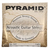 Pyramid 327 Acoustic Premium Phosphor Bronze Light 12-52 (12 Pack Bundle) Accessories / Strings / Guitar Strings