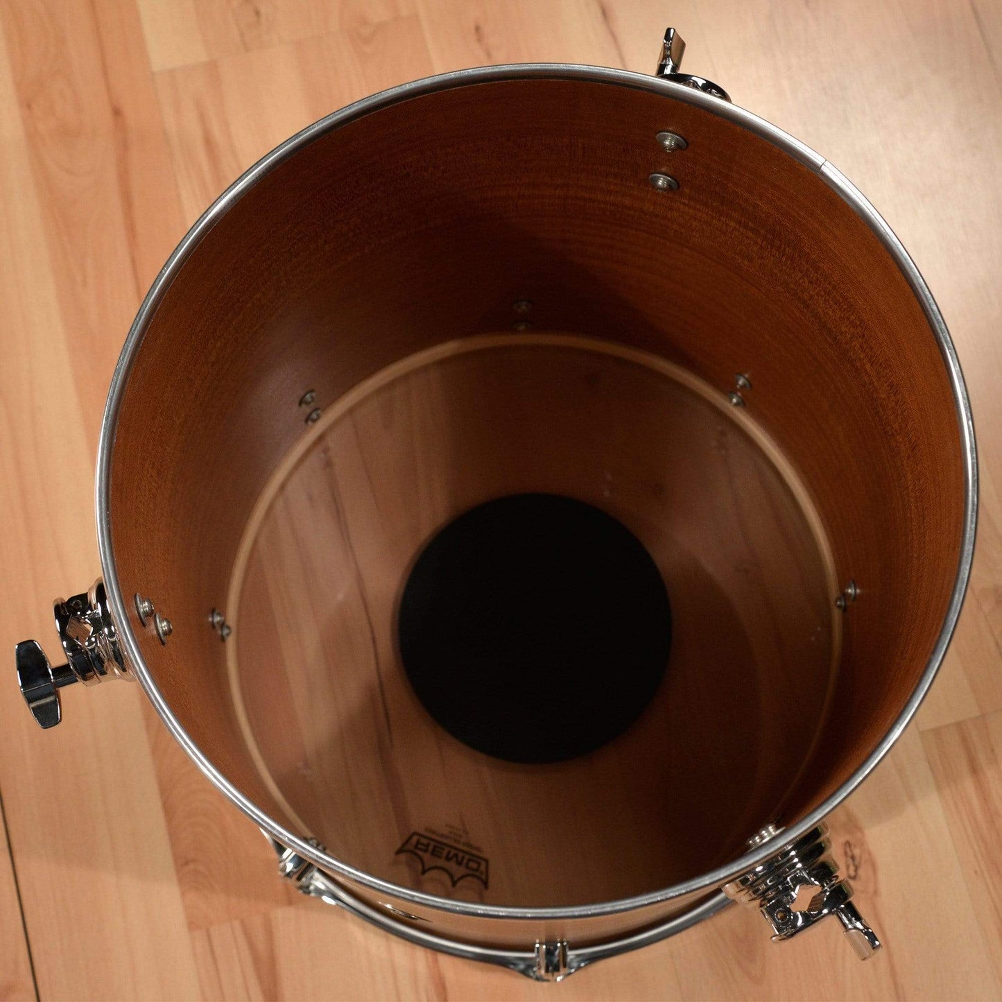 Q Drum Co. 13/16/24 3pc. Mahogany/Poplar/Mahogany Concert Tom Drum Kit Natural Satin Drums and Percussion / Acoustic Drums / Full Acoustic Kits