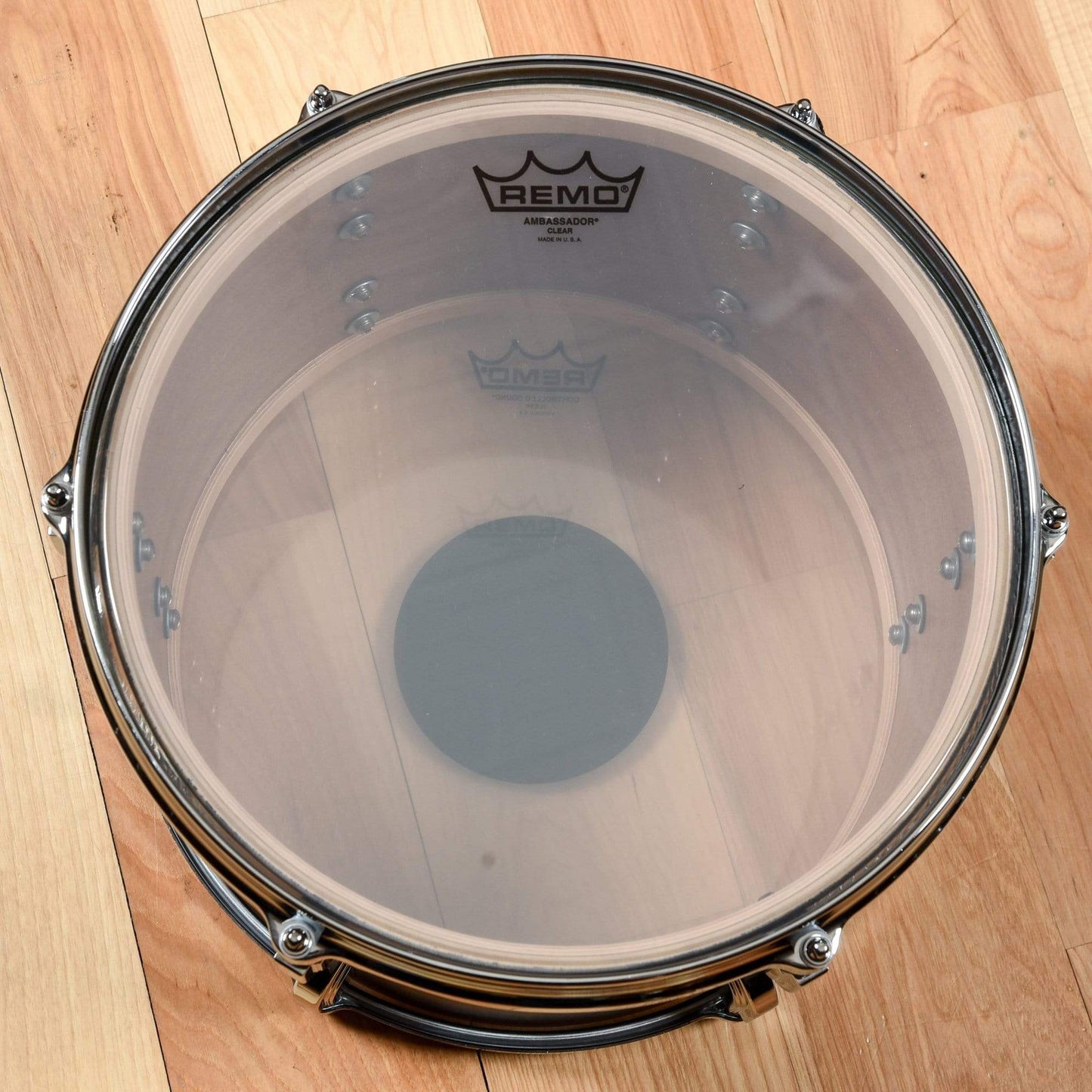 Q Drum Co. 13/16/24 Mahogany/Poplar/Mahogany 3pc. Drum Kit Black Satin w/Gold Sparkle Inlay Drums and Percussion / Acoustic Drums / Full Acoustic Kits