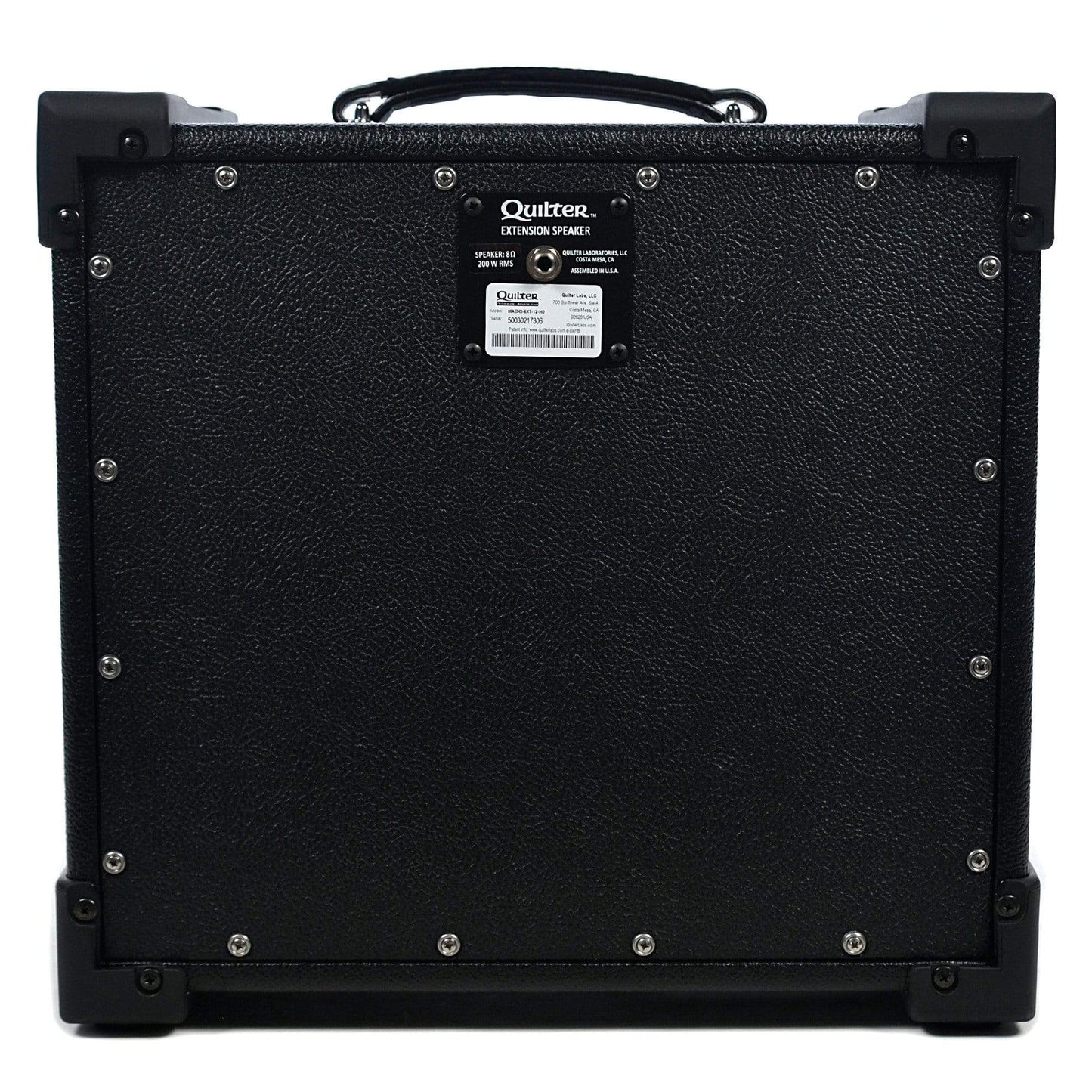 Quilter Labs MicroPro Mach 200 HD Extension Cabinet with 12" Heavy Duty Speaker Amps / Guitar Cabinets