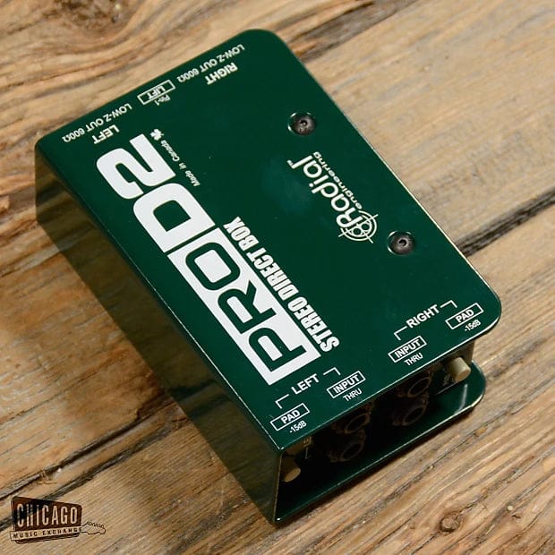 Radial Pro-D2 Passive 2-Channel Direct Box Pro Audio / DI Boxes