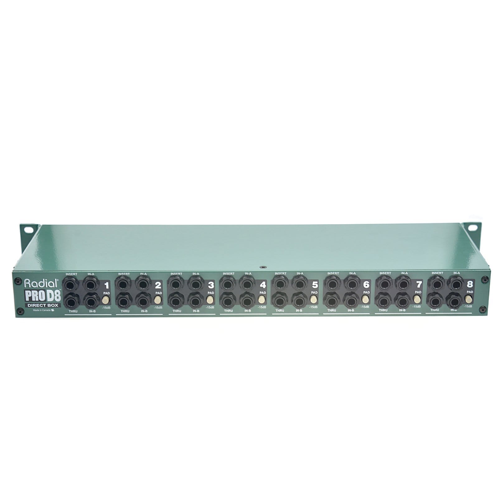Radial Pro D8 Rackmount DI Pro Audio / DI Boxes