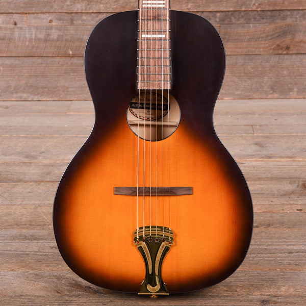 Recording King Justin Townes Earle Signature Guitar Satin Tobacco Sunb