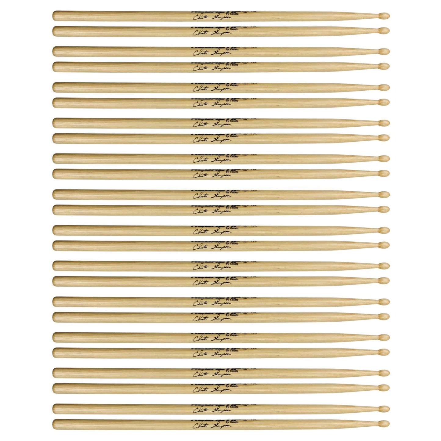 Regal Tip 1A Chester Thompson Wood Tip Drum Sticks (12 Pair Bundle) Drums and Percussion / Parts and Accessories / Drum Sticks and Mallets