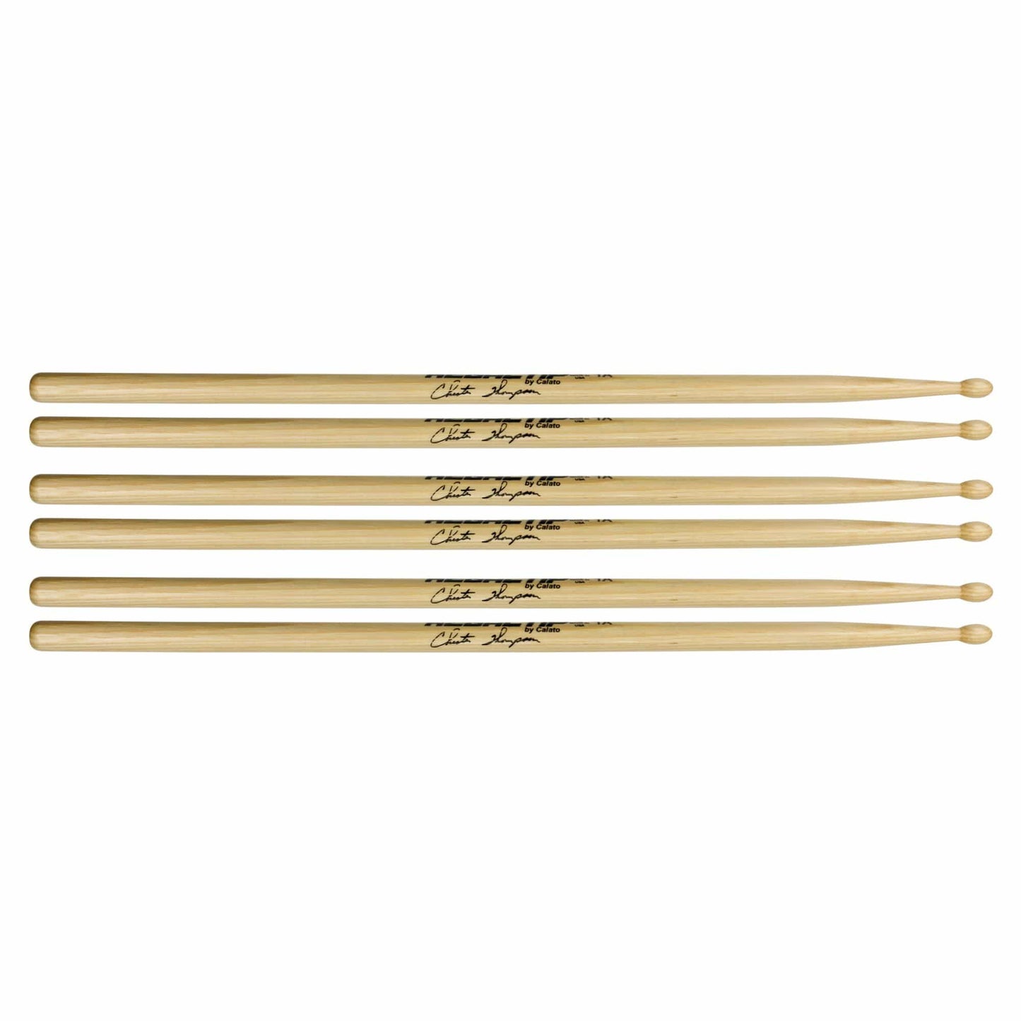 Regal Tip 1A Chester Thompson Wood Tip Drum Sticks (3 Pair Bundle) Drums and Percussion / Parts and Accessories / Drum Sticks and Mallets