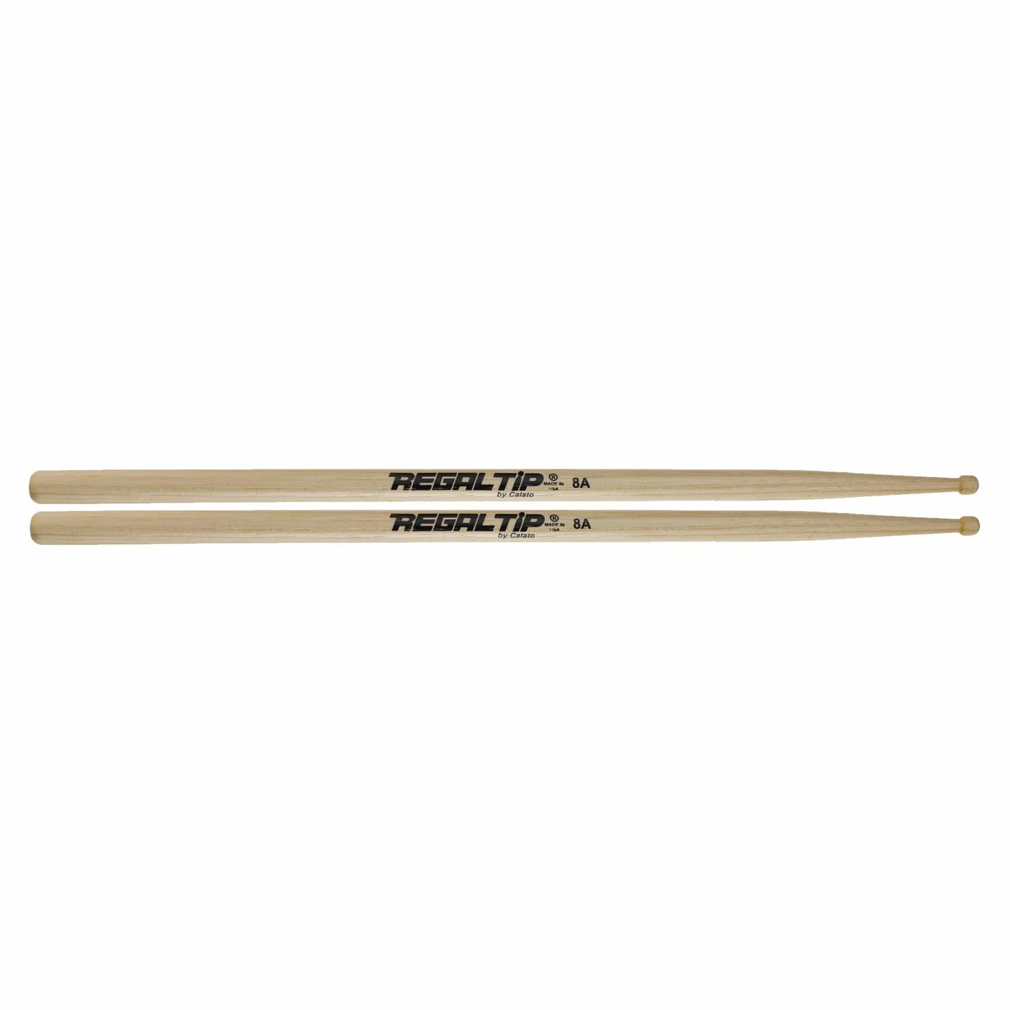 Regal Tip 8A Hickory Wood Tip Drum Sticks Drums and Percussion / Parts and Accessories / Drum Sticks and Mallets