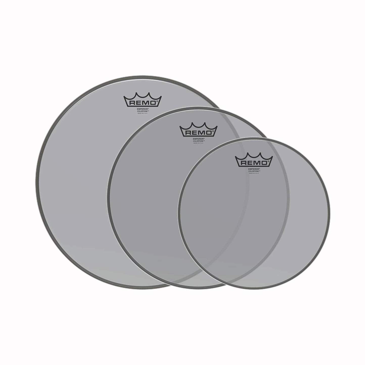 Remo 10/12/14" Emperor Colortone Smoke Drumhead (3 Pack Bundle) Drums and Percussion / Parts and Accessories / Heads