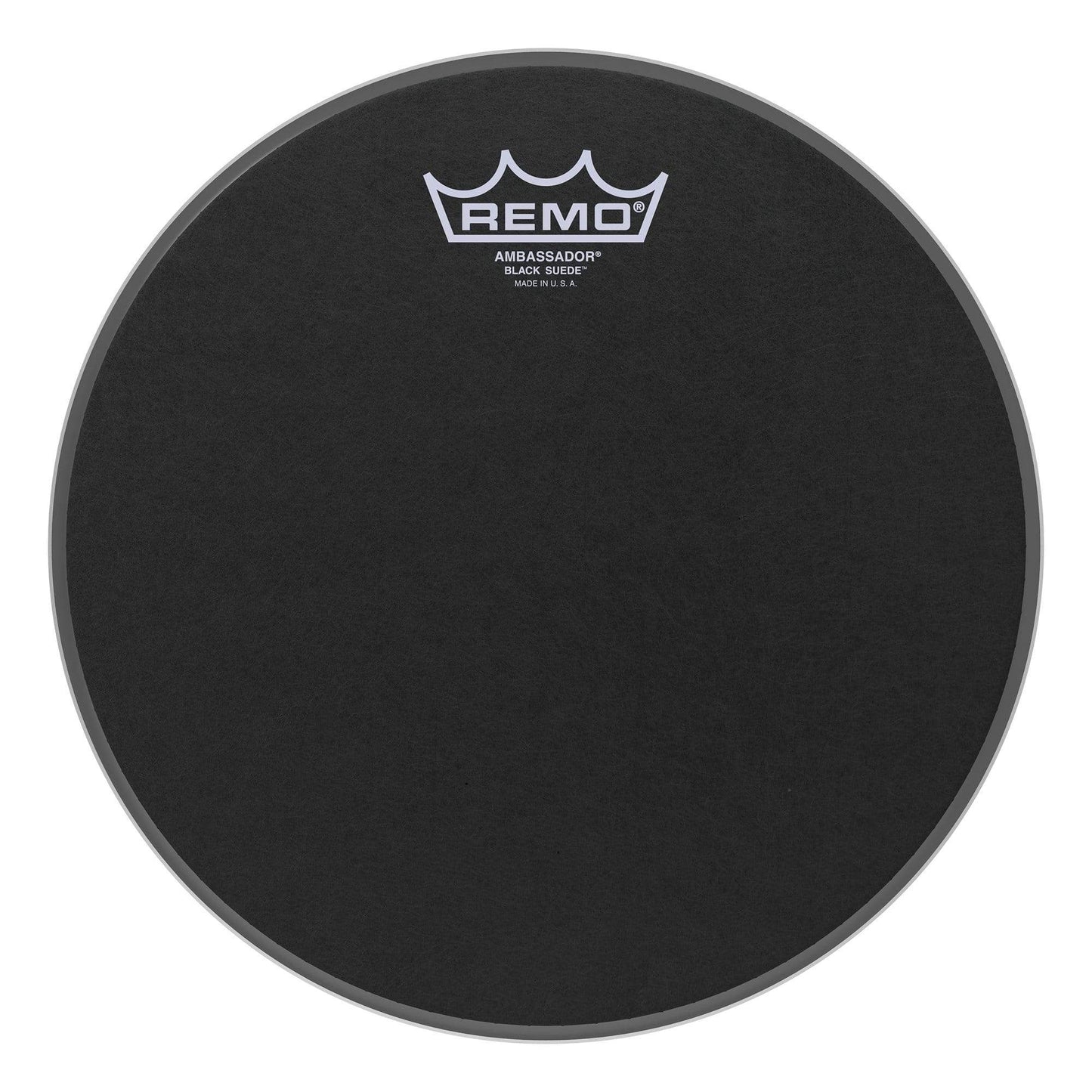 Remo 10" Ambassador Black Suede Drumhead Drums and Percussion / Parts and Accessories / Heads