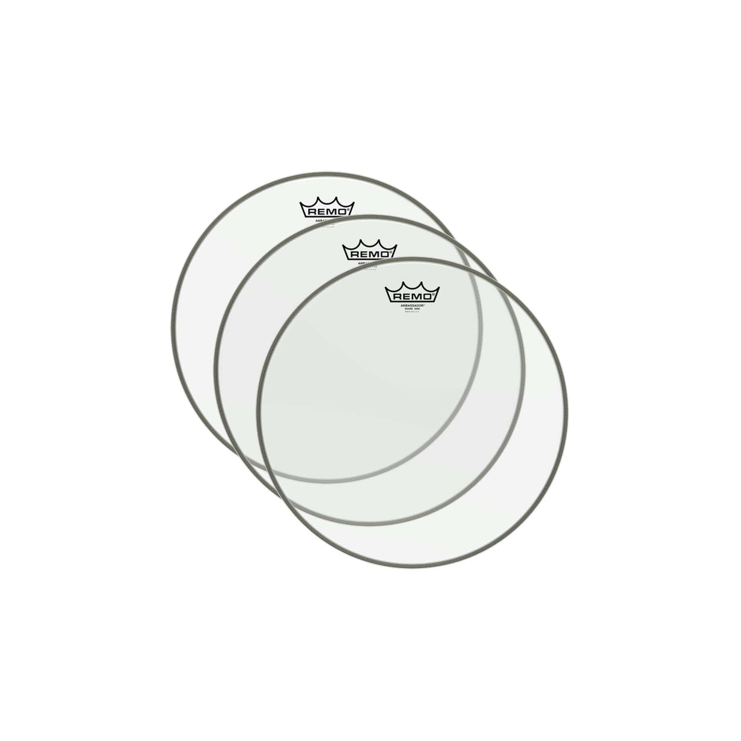 Remo 10" Ambassador Hazy Snare Side Drumhead (3 Pack Bundle) Drums and Percussion / Parts and Accessories / Heads