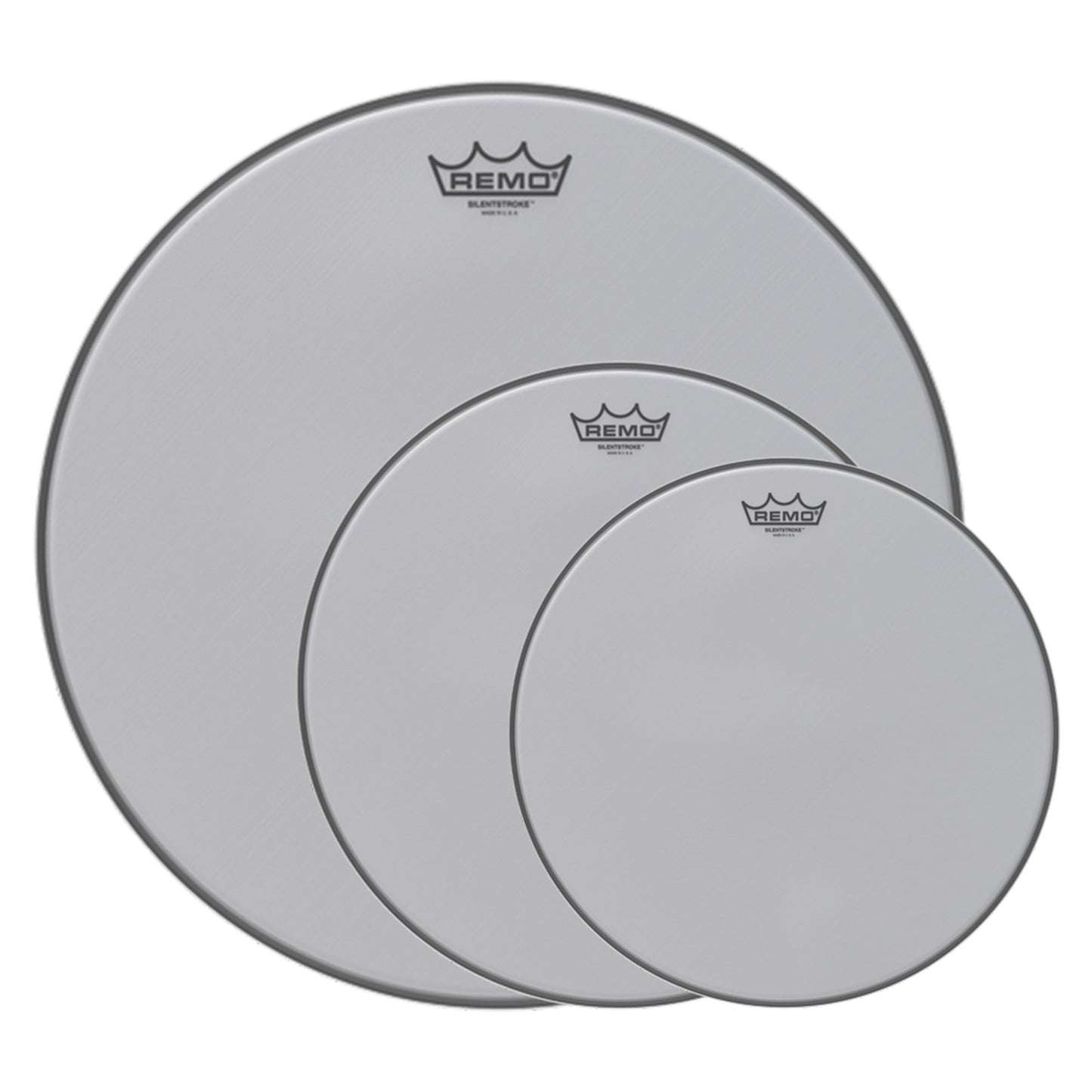 Remo 12/14/20" Silentstroke Drumhead (3 Pack Bundle) Drums and Percussion / Parts and Accessories / Heads