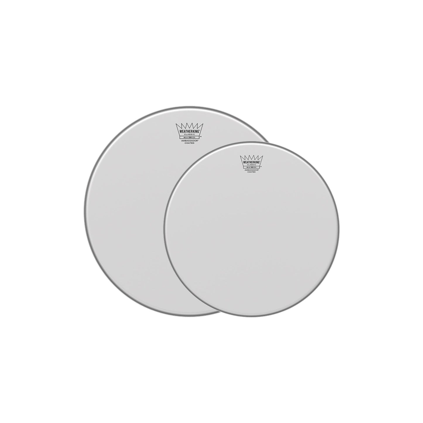 Remo 12/14" Ambassador Classic Coated Drumhead (2 Pack Bundle) Drums and Percussion / Parts and Accessories / Heads