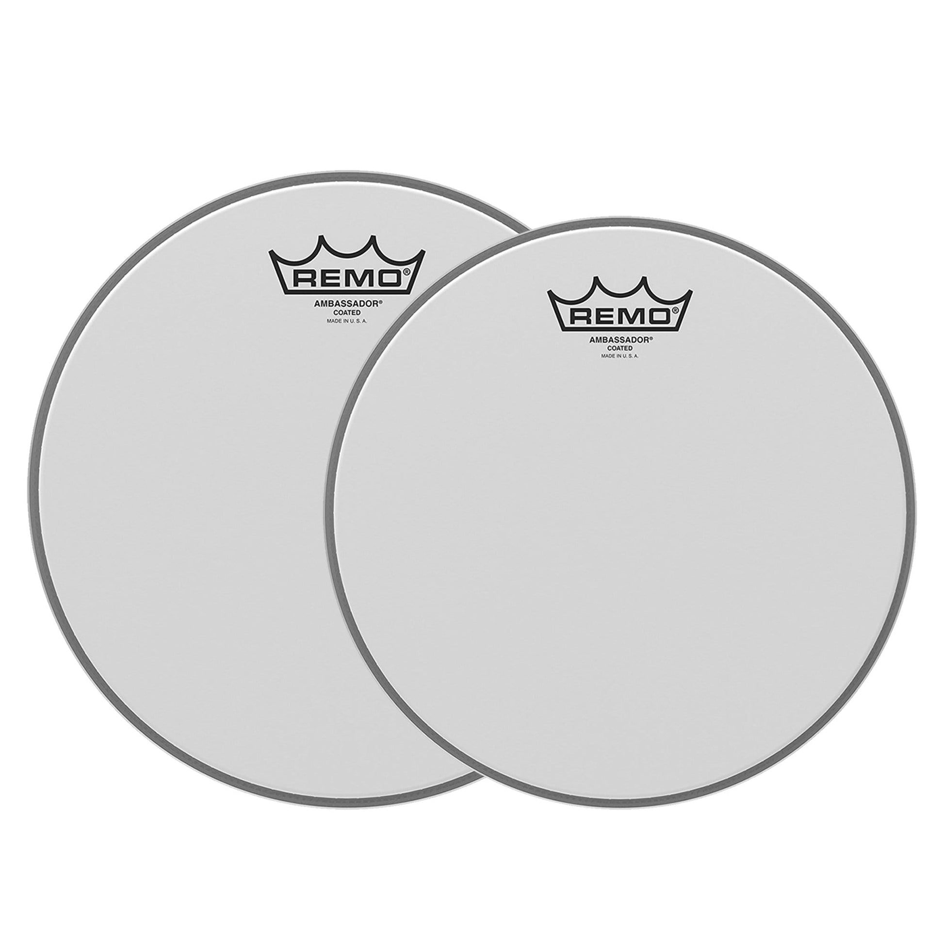 Remo 12/14" Ambassador Coated Drumhead (2 Pack Bundle) Drums and Percussion / Parts and Accessories / Heads