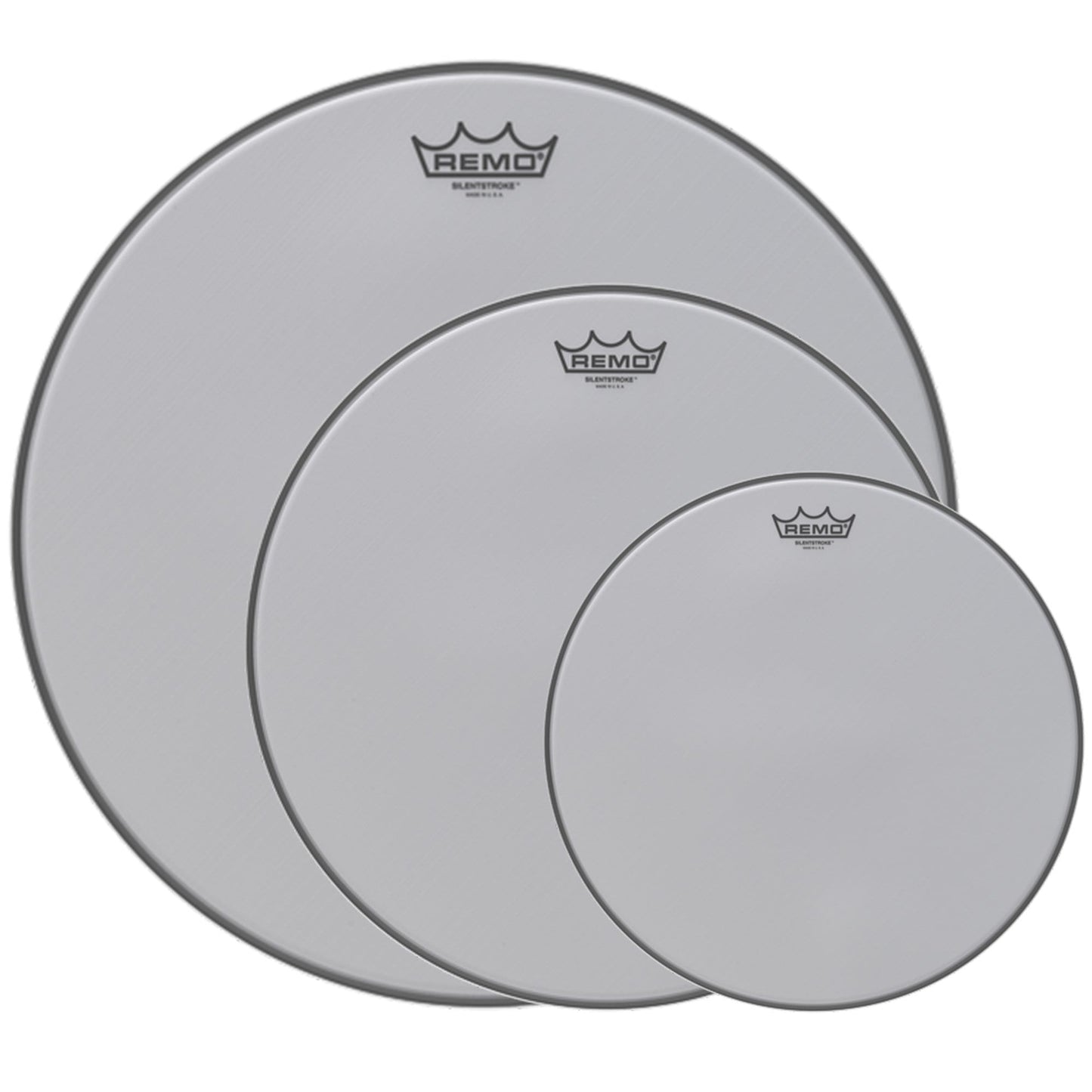 Remo 12/16/22" Silentstroke Drumhead (3 Pack Bundle) Drums and Percussion / Parts and Accessories / Heads